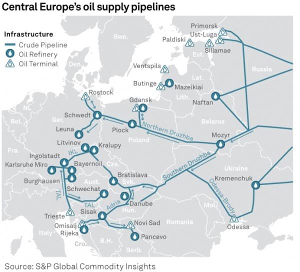 Евросоюз намерен заставить Словакию и Венгрию отказаться от поставок нефти из России Евросоюз намерен заставить Словакию и Венгрию отказаться от поставок нефти из России